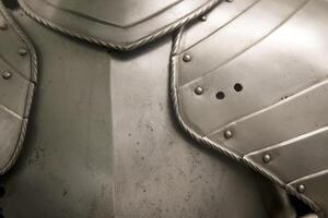 Medieval armor background photo