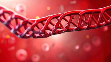 A colorful 3D rendering of a stent positioned in a clogged artery, showcasing the modern approach to angioplasty. video