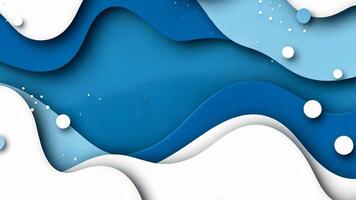 Bright blue background adorned with playful white polka dots, perfect for a cheerful and modern vibe in design projects. video