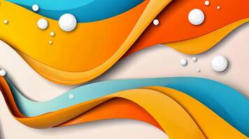 A vibrant orange gradient flow background that adds warmth and depth to any modern design, perfect for flat illustrations. video