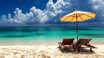 A Relaxing Day at the Beach, Ai Generated video