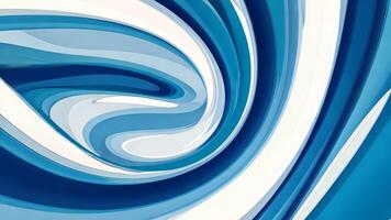 A vibrant abstract blue swirl halftone design adds a modern touch, combining textures in a playful cartoon style. video