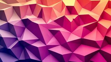 A vibrant low poly background that embodies modern technology, blending sharp lines with a flat cartoon style. video