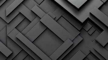 Stylish black abstract background featuring a geometric rhombus pattern, perfect for modern design projects. video