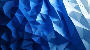 Discover a vibrant abstract blue geometric background filled with sleek triangles for a modern touch in design projects. video