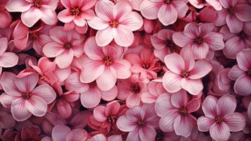 Pink flowers create a beautiful, serene background, Ai Generated video