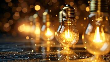 erkunden das großartig Idee Konzept, Funken Innovation und Inspiration im jeder verfolgen. ai generiert. video