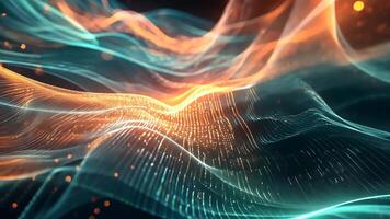 Big Data and Data Science merge, unlocking advanced analytics potentials, Ai Generated video