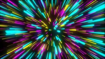 Looped Background. Lines and Points Animation video