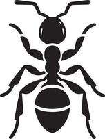 black ant silhouette illustration ,designer can easily use in their design. vector