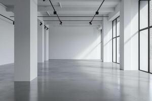 Modern Interior Space Mockup Featuring a Clean and Minimalist Design for Versatile Use photo