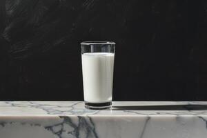 Classic Dairy Milk Carton Accompanied by a Transparent Glass, Ideal for Pure and Healthy Drinking photo