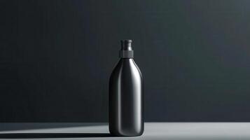 Shampoo Bottle Mock-Up for Product Photography photo