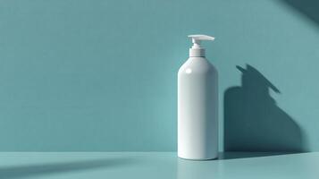 Shampoo Bottle Mock-Up for Product Photography photo