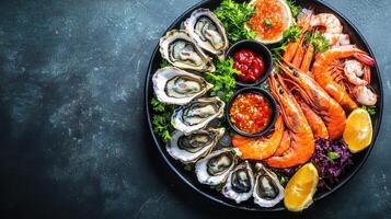 Close Up of Seafood Waste photo