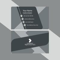 Modern Professional Business Card Design Template for Branding vector