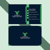 Modern Minimalist Business Card Design Template vector