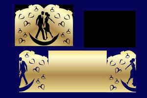 greeting card template for loved ones vector