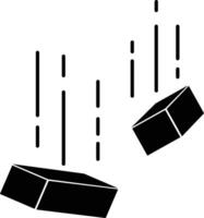 Falling Object Sign, Symbol Icon vector