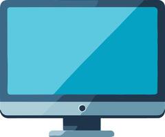 Modern computer monitor vector