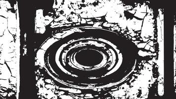Worn, Cracked, and Grunge-Distressed Monochrome Overlay Texture for Raw Background and Layered Effects vector