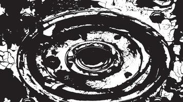 Aged and Distressed Cracked Overlay Monochrome Texture with Subtle Grunge for Background and Texture Design vector