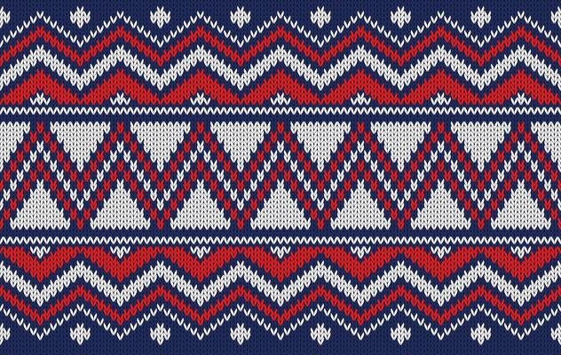 Knitted pattern seamless ethnic fabric Christmas color theme. traditional knitted pattern snow winter concept. Designed for knitted pattern,background ,wallpaper ,clothing ,embroidery ,textile ,fabric
