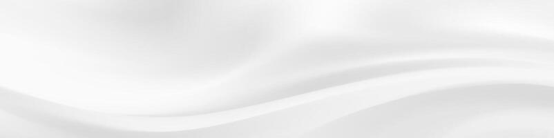Clean and modern white banner with a dynamic wave design, ideal for website headers or presentations. vector