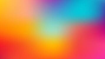 Cheerful and bright gradient background with a blend of orange, yellow, and pink. Ideal for summer or travel themes. vector