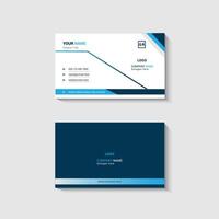 Eye Catching Clean Business Card Design Template vector