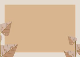 Leaf detail and neutrals background vector