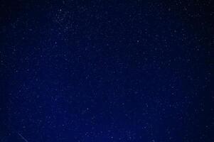 stars on the background of night starry sky with milky way. Blue background with galaxies, nebulae and the universe photo
