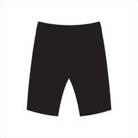 Sketch of jeans, outline of a clothing item silhouette on white background vector