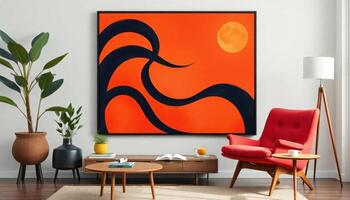 Modern Art in Living Space photo