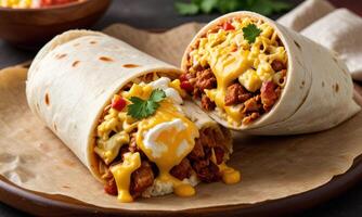 Cheesy Chicken Burritos photo