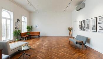Modern Art Gallery Interior photo