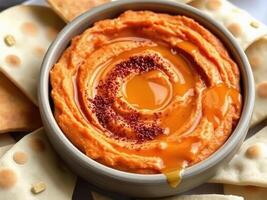Savory Homemade Hummus Delight photo