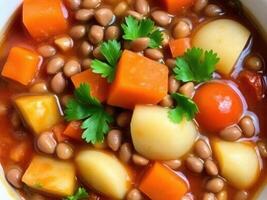 Hearty Vegetable Bean Soup photo