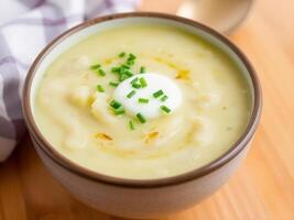 Creamy Potato Soup Bowl photo