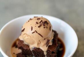 Decadent Chocolate Brownie Sundae photo