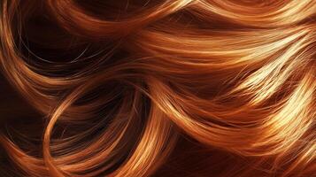Luxurious Layers. Glossy, Flowing Hair Texture photo