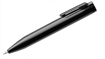 A mock-up features a black ballpoint pen photo