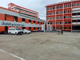Educational Institution in the Big Buildings in an Open Area with Neat Surroundings photo