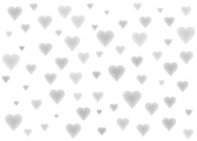 Illustration with hearts on a white background. Design template. Symbol of love vector
