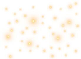 Yellow Sun Flash with Radiant Sparkles on White Background vector