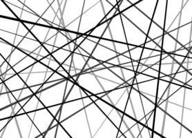Random chaotic lines of modern design. Abstract direct black pattern. Geometric ornament for designs and backgrounds. vector