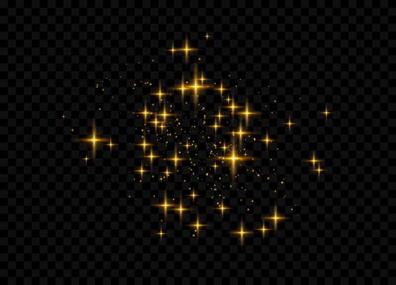 Radiant Christmas lights with glitter dust