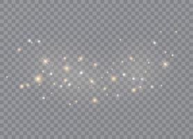 Enchanting sparkles with celestial glow vector
