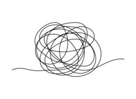 Tangled abstract texture for creative illustrations vector