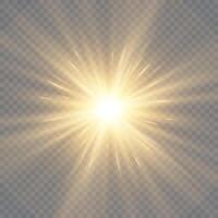 Light explosions with Christmas stars and magic particles vector